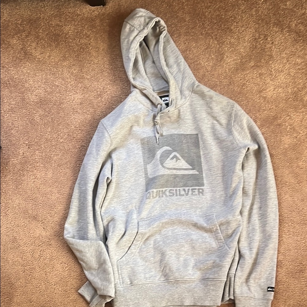 Quiksilver Men's Gray Hoodie